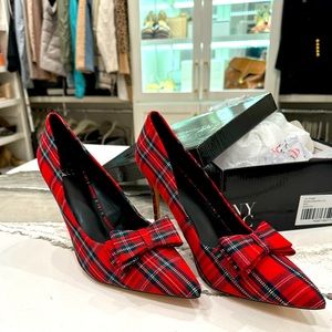 NWT New York & Company Liv Pump Tartan Plaid